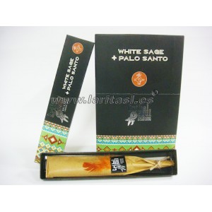 Hari Darshan Tribal Soul Salvia Blanca+Palo Santo (12x15gr)